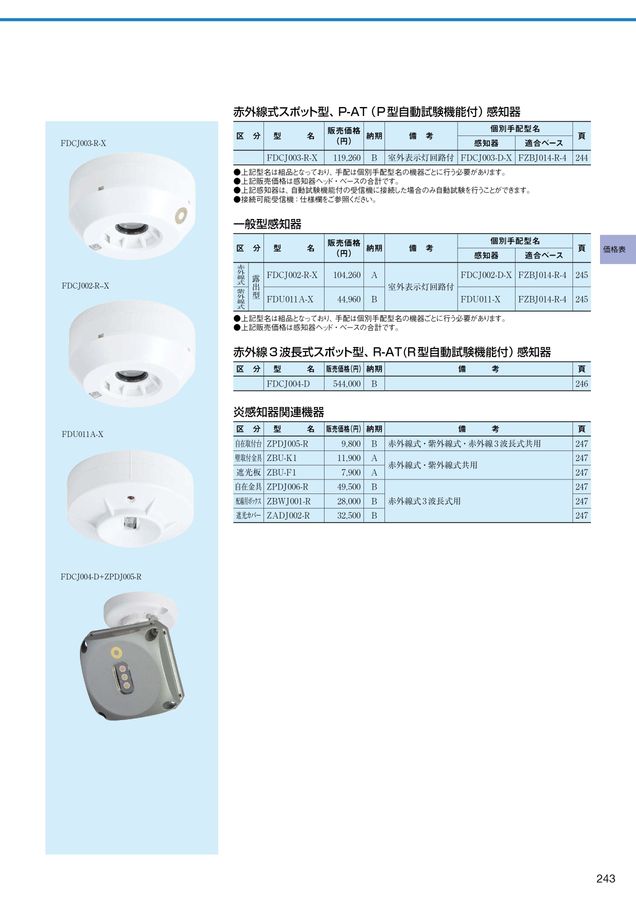 自動火災報知設備総合カタログ